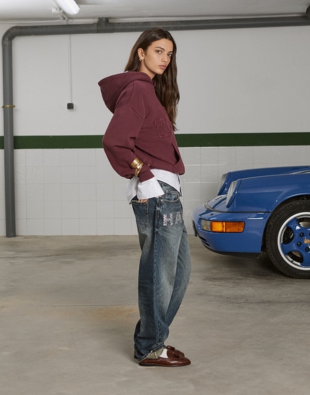 PANTS Hawkers2013 STRASS DENIM - Indigo