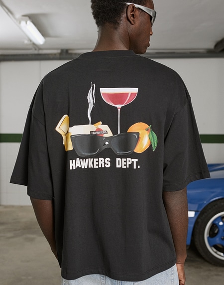 TEES Hawkers2013 ESSENTIALS TEE - Black