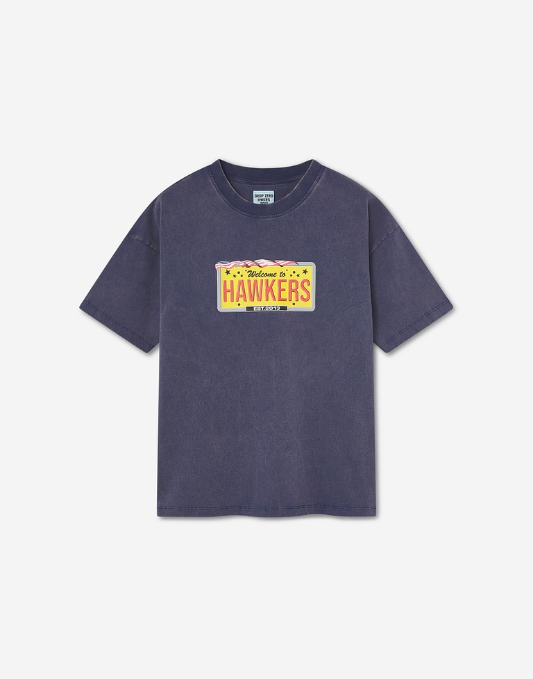 TEES Hawkers2013 FAST CARS TEE - Washed Navy