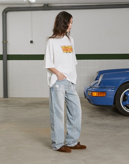 TEES Hawkers2013 FAST CARS TEE - Ecru