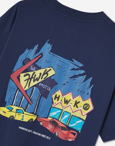TEES Hawkers2013 MOTEL TEE - Navy
