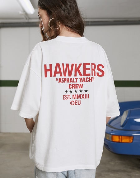 TEES Hawkers2013 FAST CARS TEE - Ecru