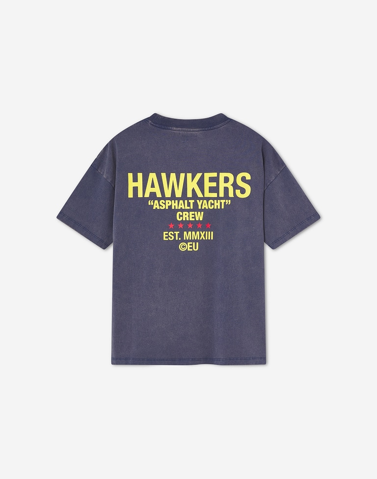 TEES Hawkers2013 FAST CARS TEE - Washed Navy