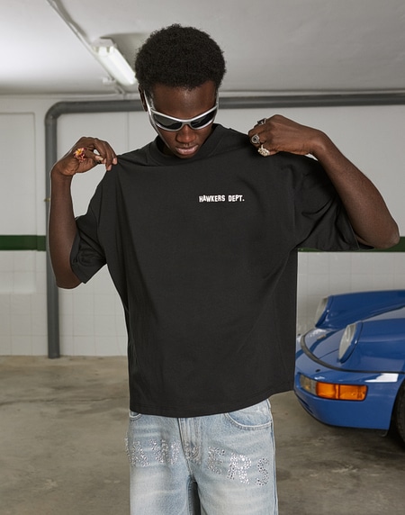 TEES Hawkers2013 ESSENTIALS TEE - Black