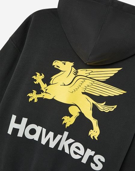 HOODIES Hawkers2013 GAS HOODIE - Washed Black