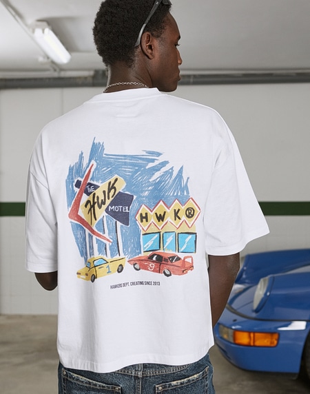 TEES Hawkers2013 MOTEL TEE - White