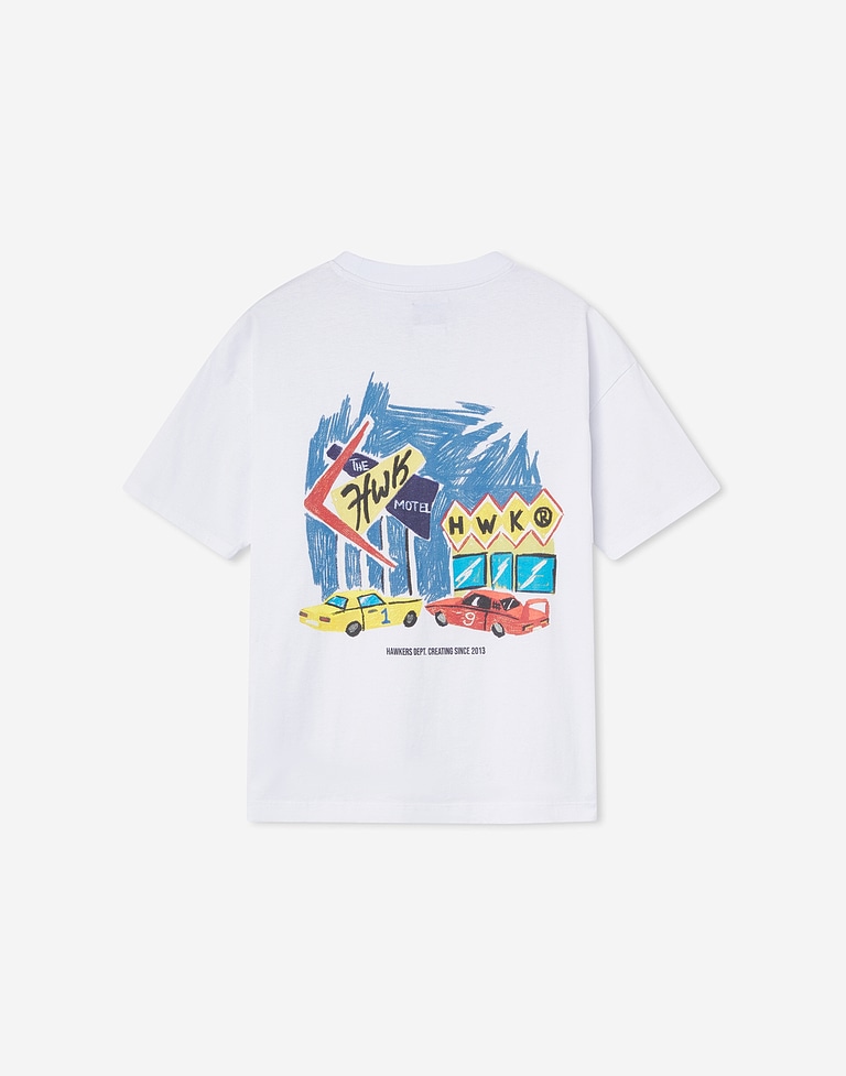TEES Hawkers2013 MOTEL TEE - White
