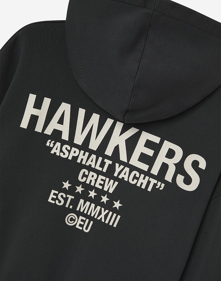 HOODIES Hawkers2013 CLASSIC HOODIE - Washed Black