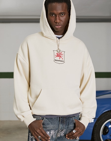 HOODIES Hawkers2013 GAS HOODIE - Washed Ecru