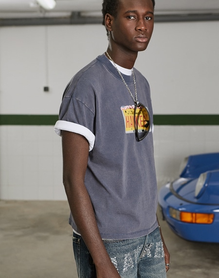 TEES Hawkers2013 FAST CARS TEE - Washed Navy