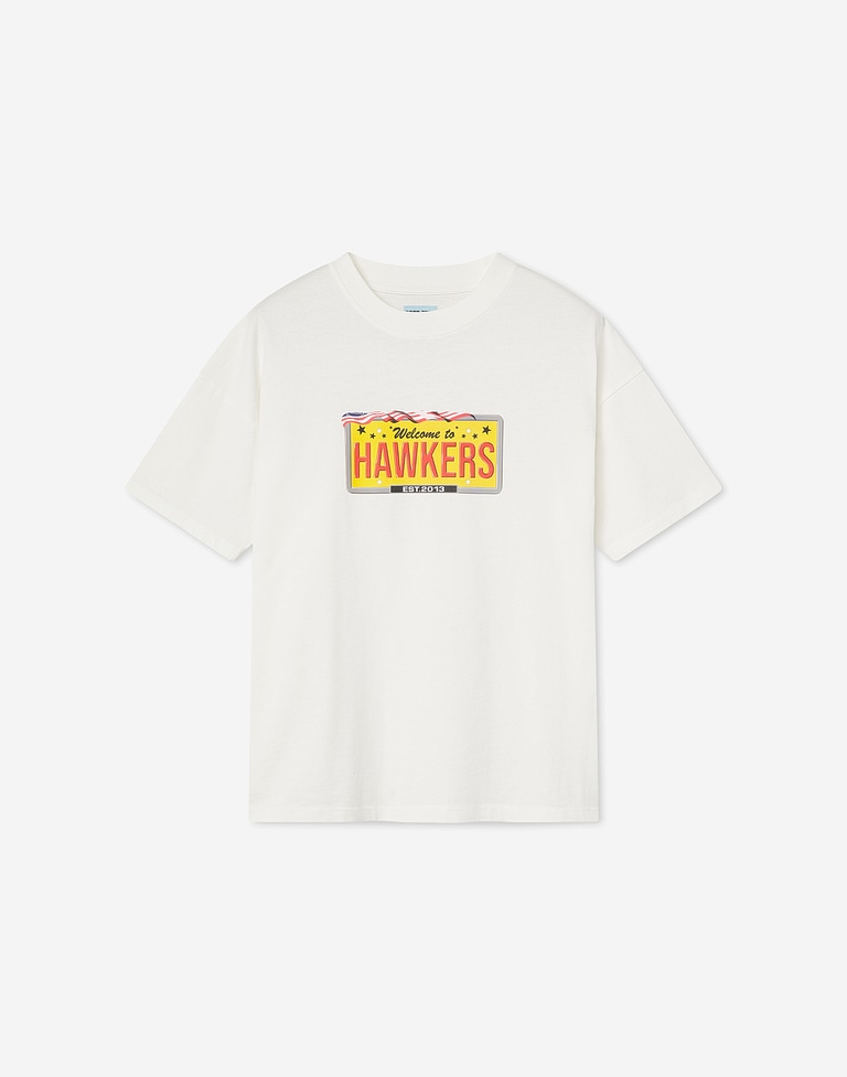 TEES Hawkers2013 FAST CARS TEE - Ecru