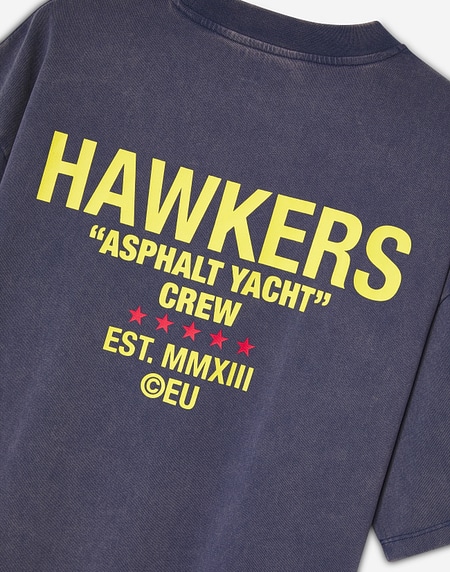 TEES Hawkers2013 FAST CARS TEE - Washed Navy
