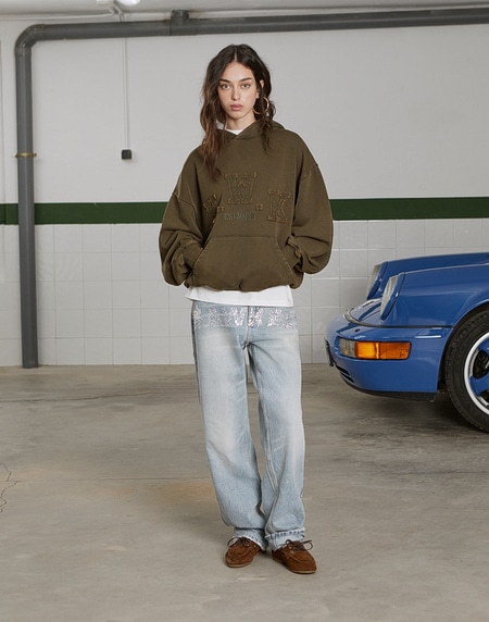 HOODIES Hawkers2013 HWK HOODIE - Washed Green