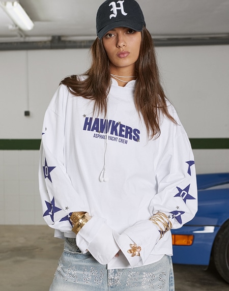 LONGSLEEVE Hawkers2013 ALL STAR LS TEE - White