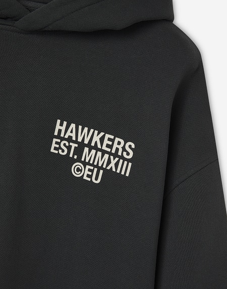 HOODIES Hawkers2013 CLASSIC HOODIE - Washed Black